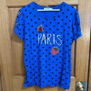 Form Fitting Tee Paris
